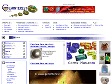 Tablet Screenshot of geminterest.com